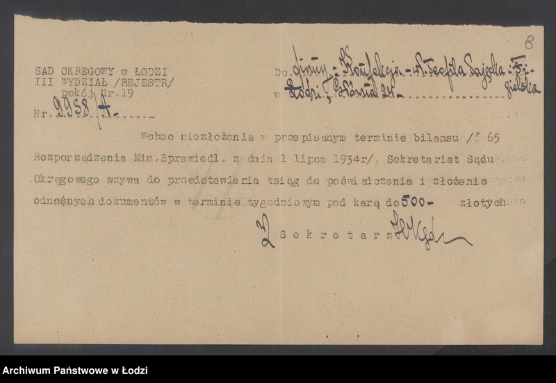 Obraz 10 z jednostki ""Konfekcja"- Teofilja Pajęcka i Małka Figielska- sprzedaż konfekcji damskiej i manufaktury"