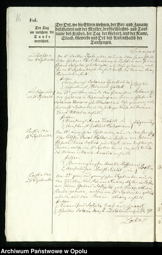 image.from.team "Akta stanu cywilnego Parafii Rzymskokatolickiej w Łosiowie"