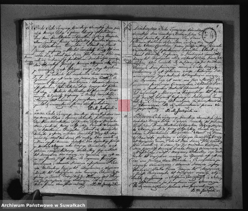 Obraz 7 z jednostki "Akta Urodzonych Gminy Filipowskiey od 1-go Stycznia 1816 R-u"
