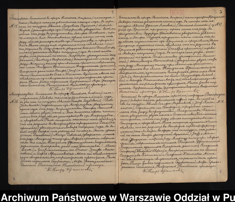 image.from.unit.number "Akta urodzeń, małżeństw i zgonów"