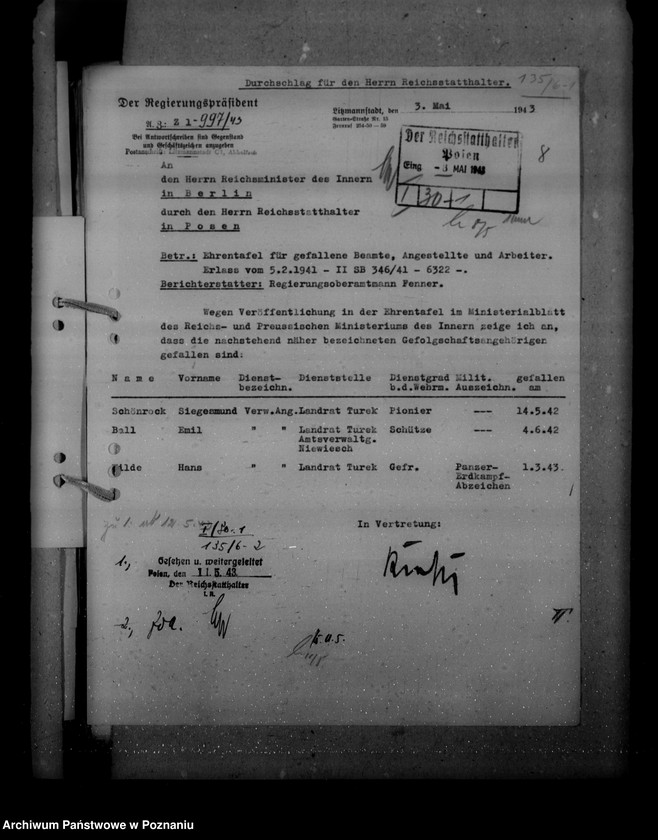 Obraz 13 z jednostki "Beamten des höheren, mittleren und einfachen Dienstes"