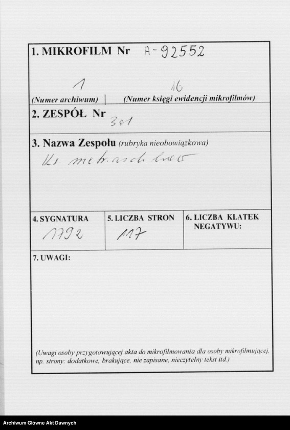 image.from.unit.number "Parafia: Radziechów. Dekanat: Busk. Kopie z ksiąg metrykalnych ur., śl., zg. dla całej parafii (miasto Radziechów i wsie)."