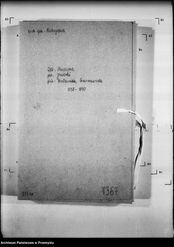 image.from.unit.number "[Kopie ksiąg metrykalnych parafii Jaworki z filiami Biała Woda, Czarna Woda (dekanat Muszyna)]"