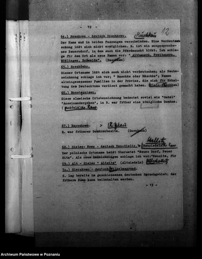 Obraz 16 z jednostki "Ortsnamenänderung - Kreis Rawitsch (Rawicz)"