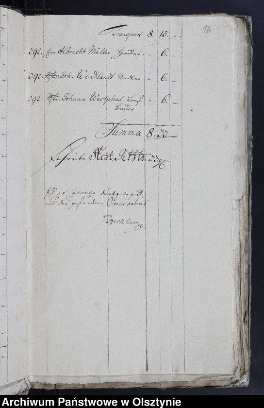 image.from.unit.number "Beläge zur Sackheimsche Kirchen Rechnung"