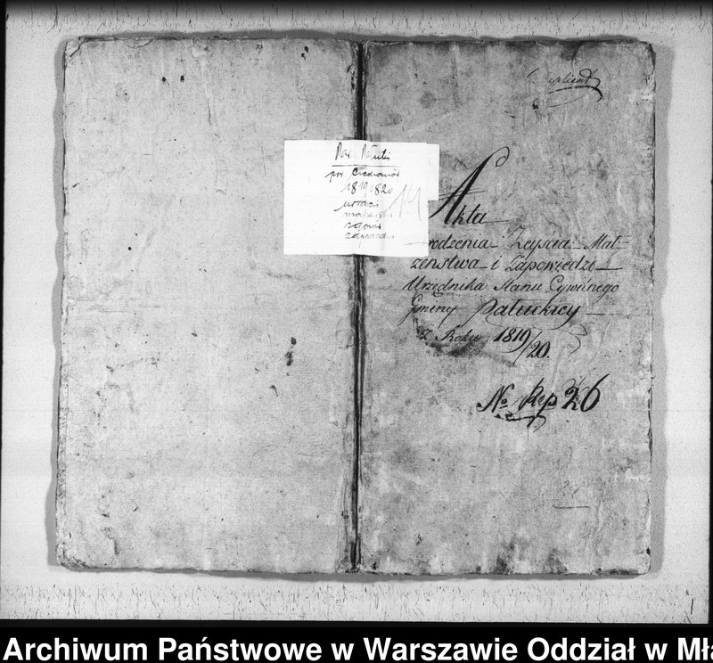 image.from.unit.number "Akta urodzin, małżeństw i zgonów"