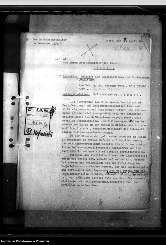 Obraz 6 z jednostki "Desinfektionseinrichtungen"