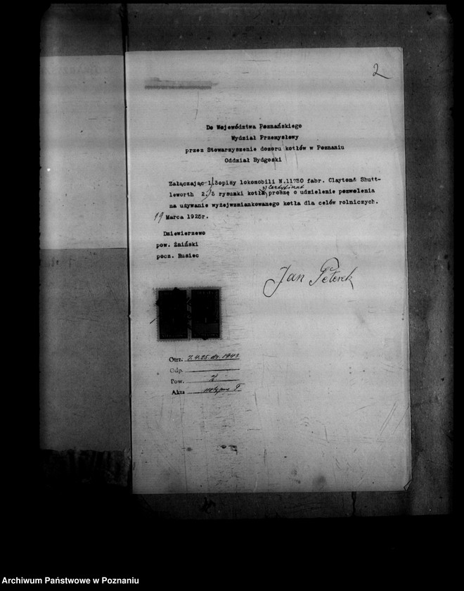 Obraz 6 z jednostki "Majętność Zaorle J. Górski powiat rawicki nr woj. kotła 5802"