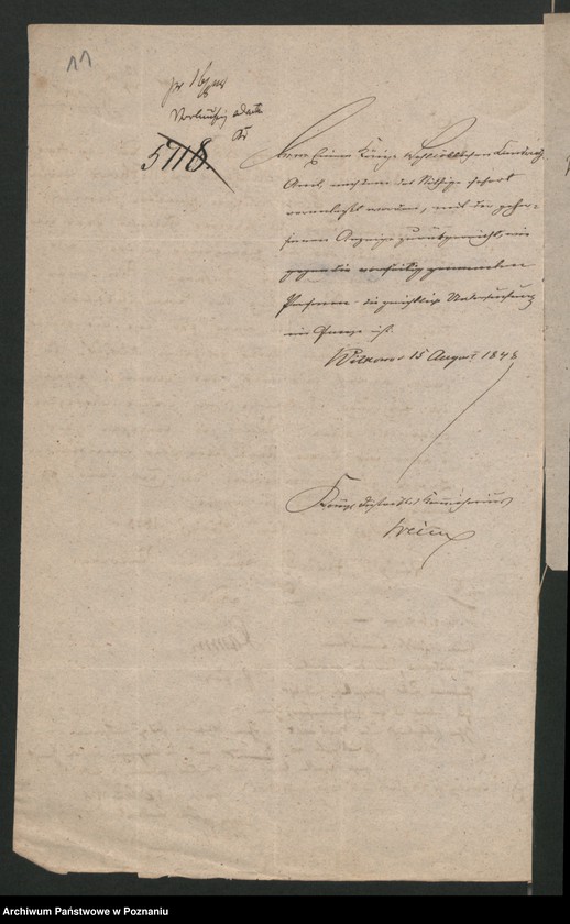 Obraz 14 z jednostki "A. betr. den polnischen Flüchtling Leon von Babski"