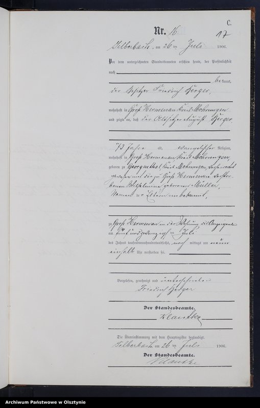 image.from.unit.number "Sterbe-Neben-Register Nr 1 - 28"