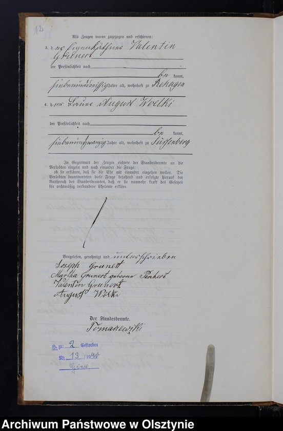 image.from.unit.number "Heiraths-Haupt-Register Nr 1 - 20"