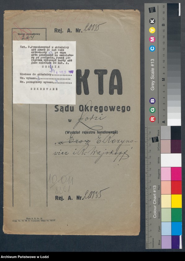 image.from.unit.number "„Ero” – E. Rozynowiczi R. Wajskopf – drukarnia"