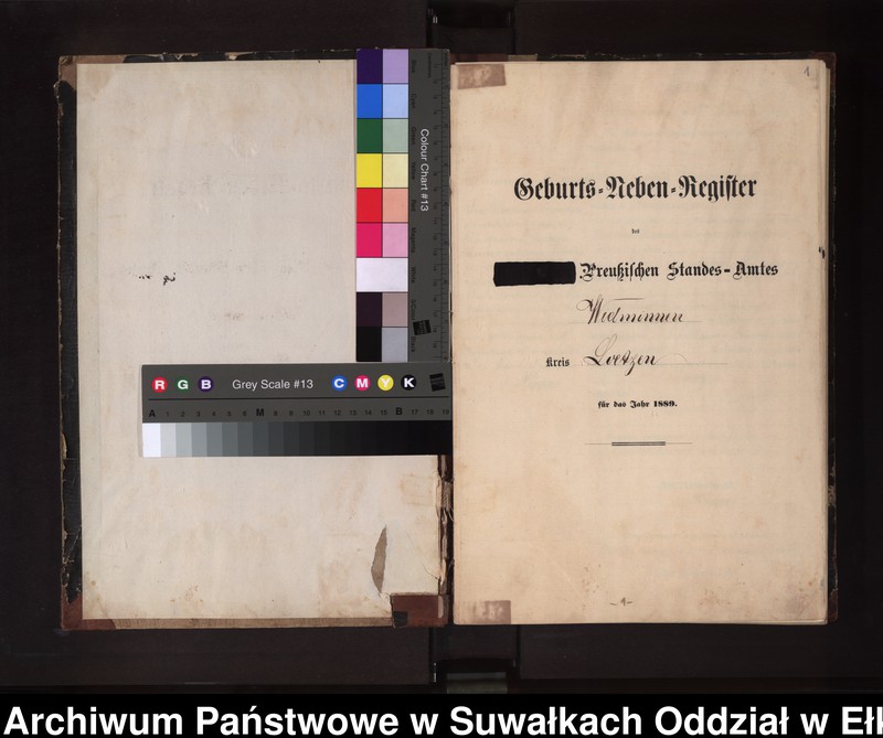 image.from.unit.number "Geburts-Neben-Register des Preussischen Standes-Amtes Widminnen Kreis Loetzen"