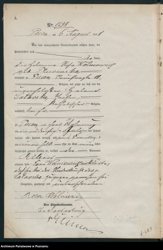 Obraz 5 z jednostki "Księga urodzeń t. IV"