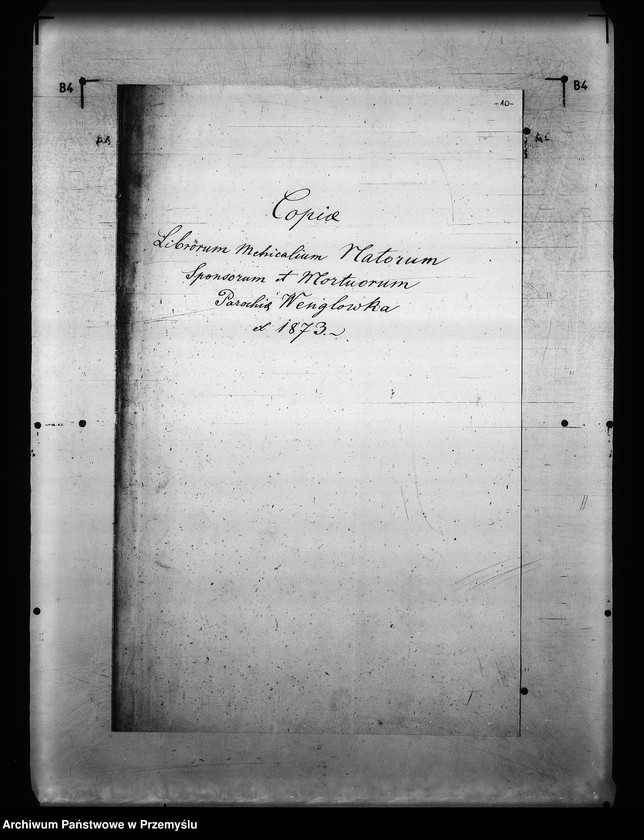 image.from.unit.number "[Kopie ksiąg metrykalnych parafii Węglówka (dekanat Krosno)]"