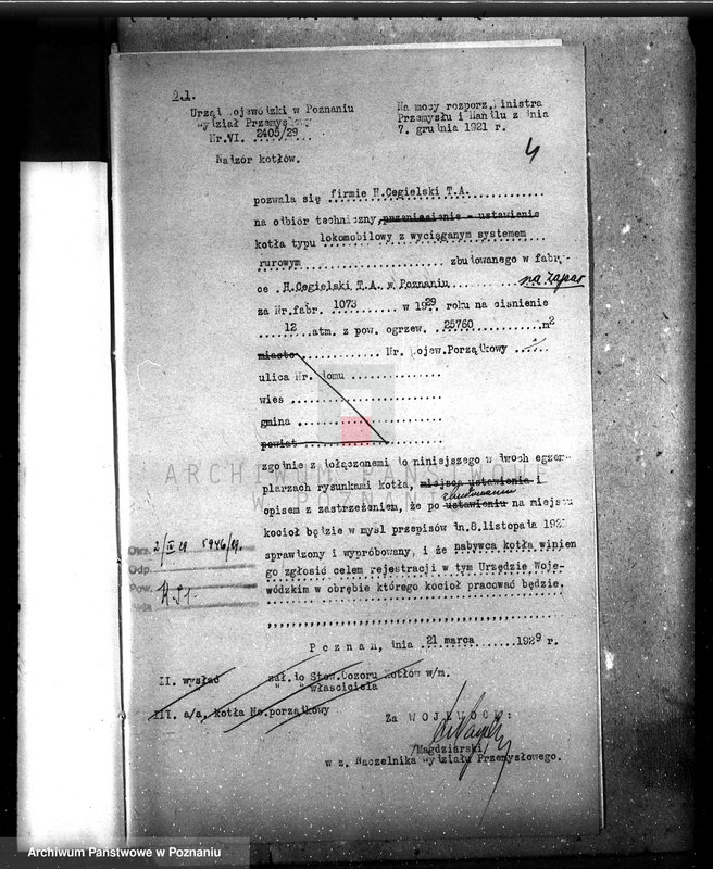 Obraz 8 z jednostki "Elektrownia Miejska w Buku pow. nowotomyski nr woj. 6369"