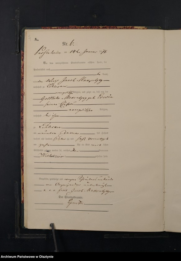 image.from.unit.number "Geburts-Haupt-Register Nr 1 - 219"