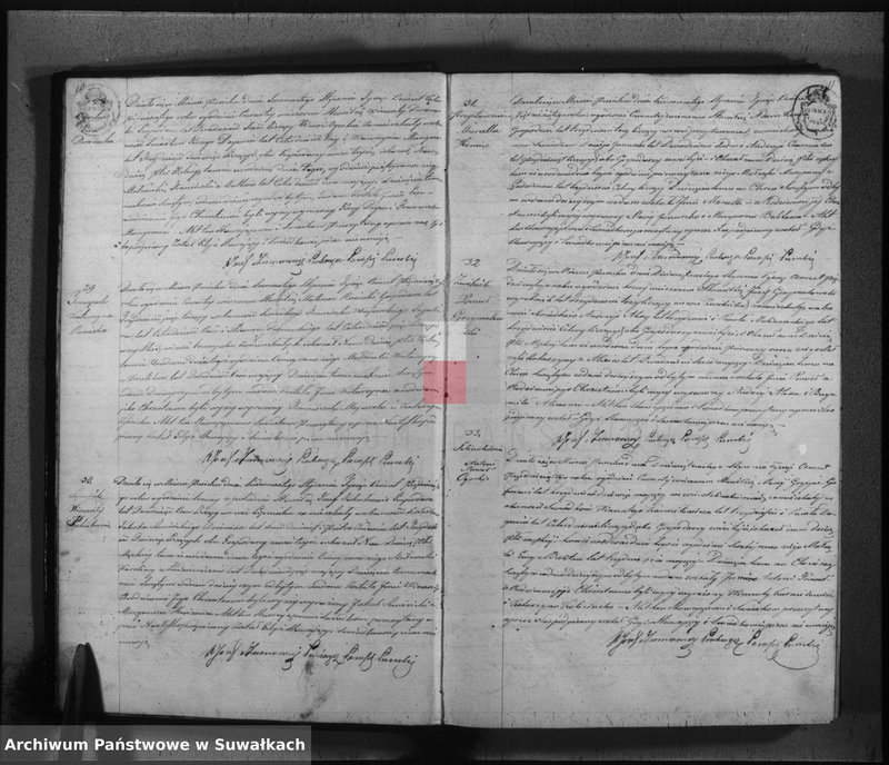 Obraz 8 z jednostki "Księga duplikat urodzonych, zaślubionych i umarłych parafii katolickiej Puńsk na rok 1850"