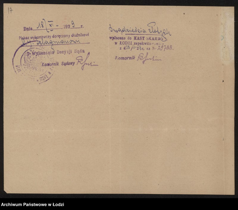 Obraz 19 z jednostki "Abram Josef Szlagman, Gerszon Szczeciński – wyrób materiałów włókienniczych"