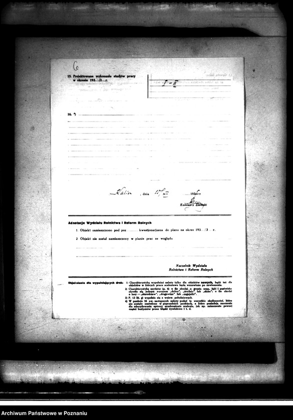 image.from.unit.number "Scalenie gruntów we wsi Czartki /gmina Zborów powiat kaliski/"