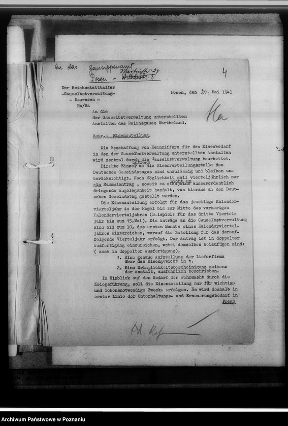 Obraz 9 z jednostki "Sicherung [dotyczy ksiąg kościelnych] gegen Nässe, Feuer und Diebstahl"