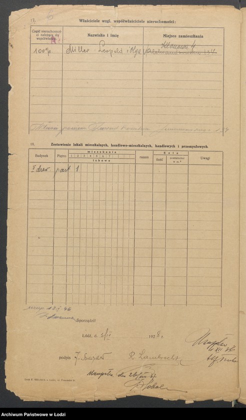 image.from.unit.number "Księga inwentarzowa nieruchomości m. Łodzi ul. Klonowa"