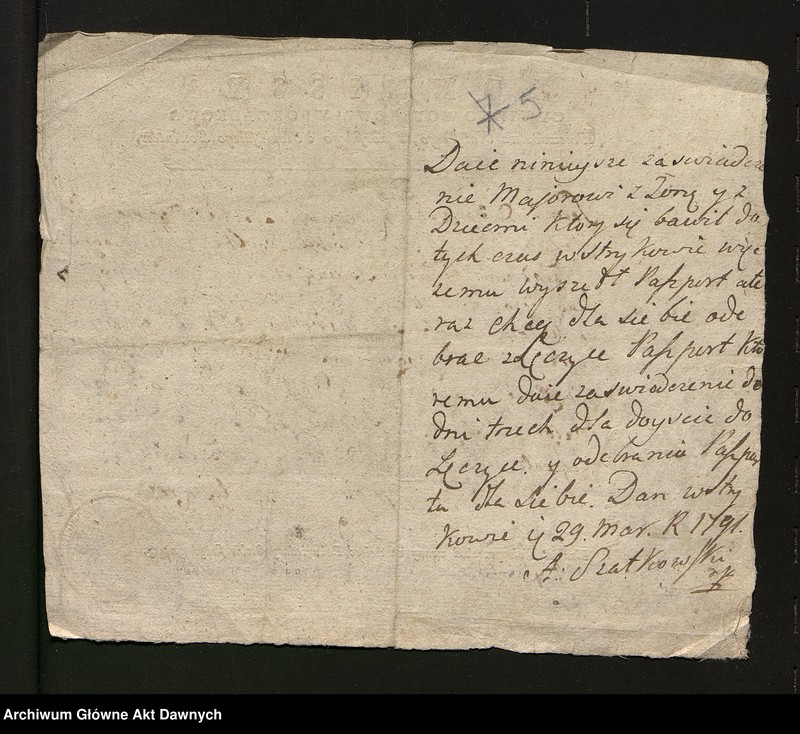 image.from.unit.number "Zbiór pism rozmaitych Wydziału Wojskowego tyczących, w. XVI - XVIII"