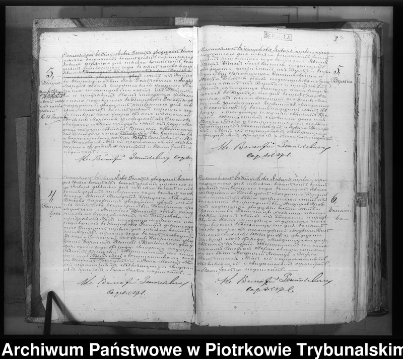 Obraz 6 z jednostki "[Księga duplikat aktów urodzonych, zaślubionych i zmarłych]"