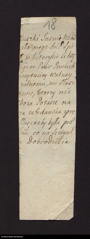 image.from.unit.number "Zbiór pism rozmaitych Wydziału Wojskowego tyczących, w. XVI - XVIII"