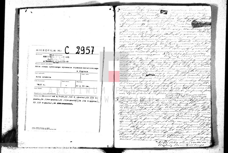 image.from.unit.number "Akta urodzin gminy wigierskiey od 1-go stycznia 1820 do dnia ostatniego grudnia w tymże roku 1820"