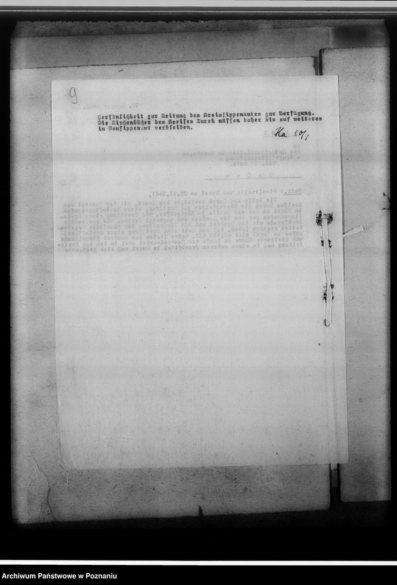 Obraz 13 z jednostki "[Korespondencja w sprawach organizacyjnych], Kreissippenamt Turek"