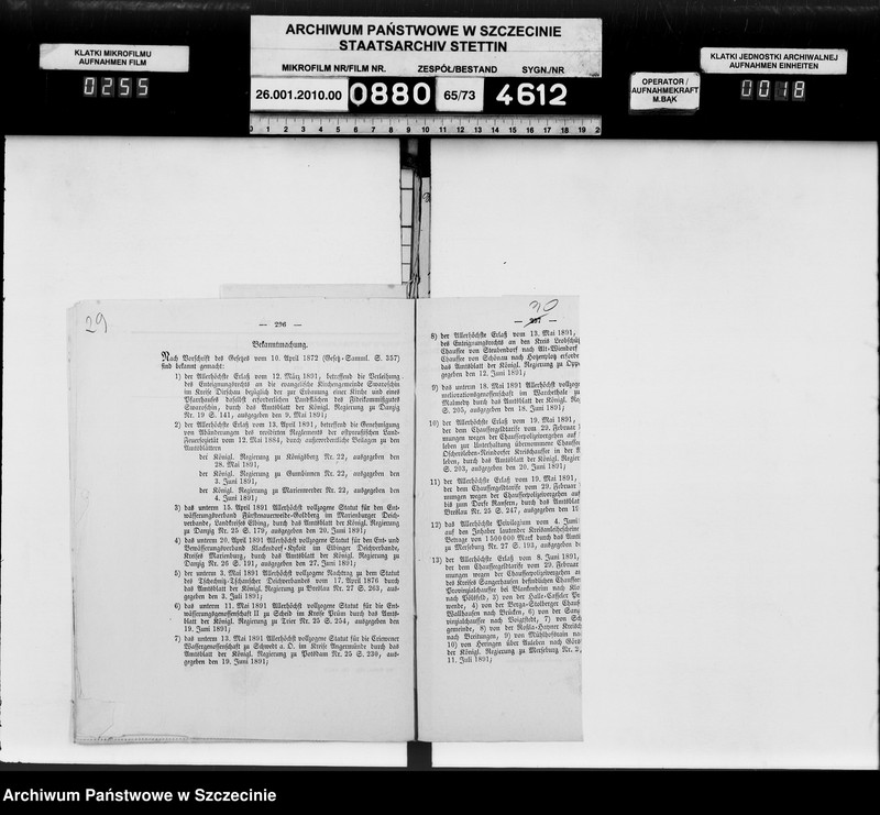 image.from.unit.number "Errichtung von Rentengütern, vol. I"