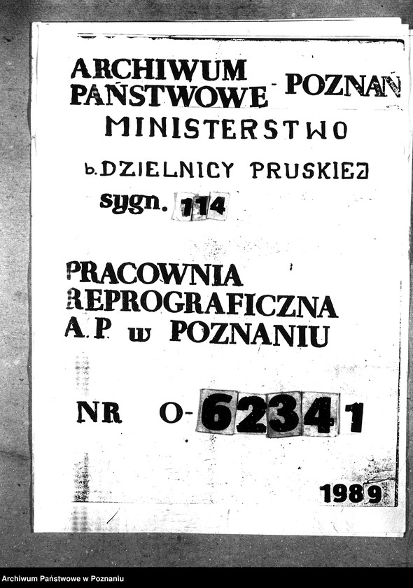 Obraz 1 z jednostki "Sprawy szczegółowo-administracyjne Sztuczne nawozy azotowe"