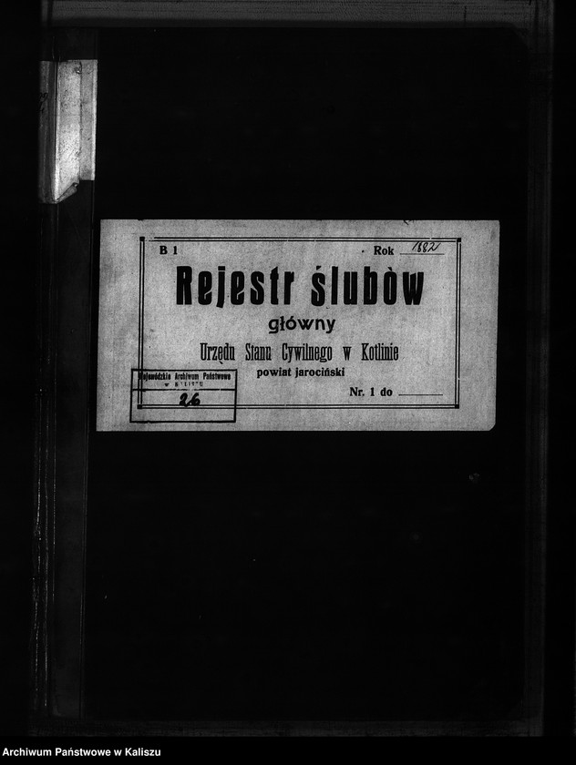Obraz 2 z jednostki "[Księga małżeństw]"