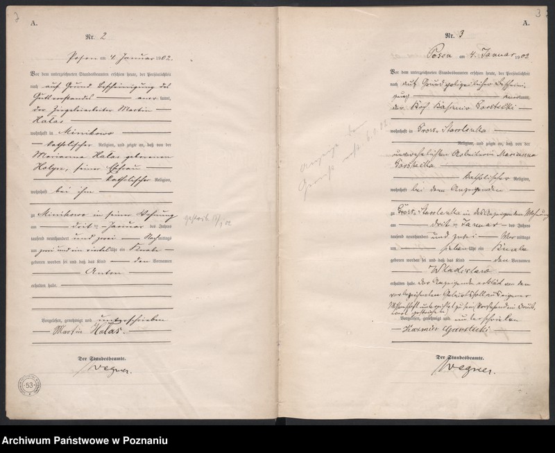 Obraz 4 z jednostki "Księga miejscowa urodzeń"