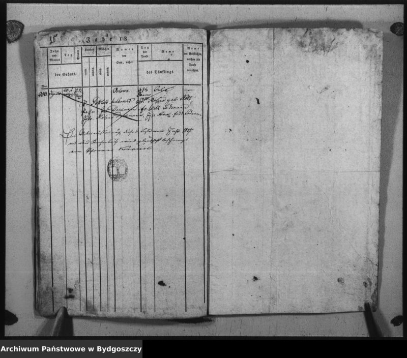image.from.unit.number "Verzeichniss der Geborenen aus der evangel. Stadt- und Landgemeinde von Inowrazlaw Jahr 1837"