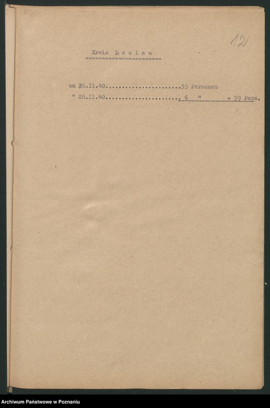 Obraz 15 z jednostki "[Wysiedlanie Polaków w poszczególnych powiatach "Kraju Warty"]"