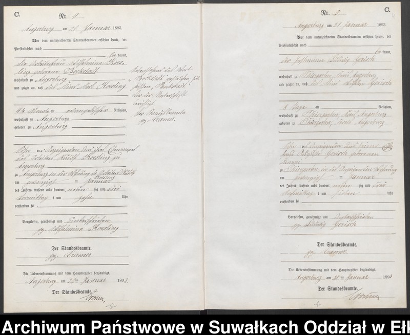 image.from.unit.number "Sterbe-Neben-Register des Preussischen Standes-Amtes Angerburg Kreis Angerburg"