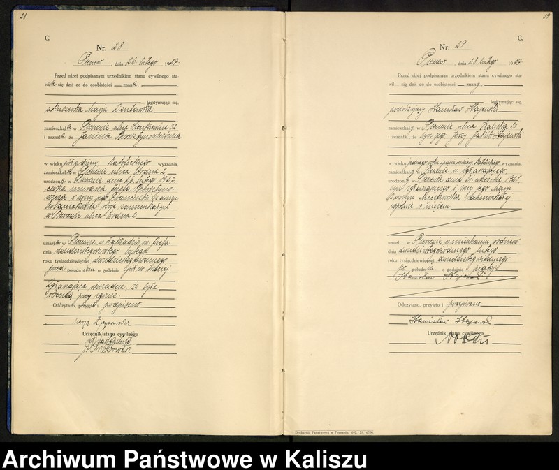 Obraz 18 z jednostki "[Księga zgonów]"