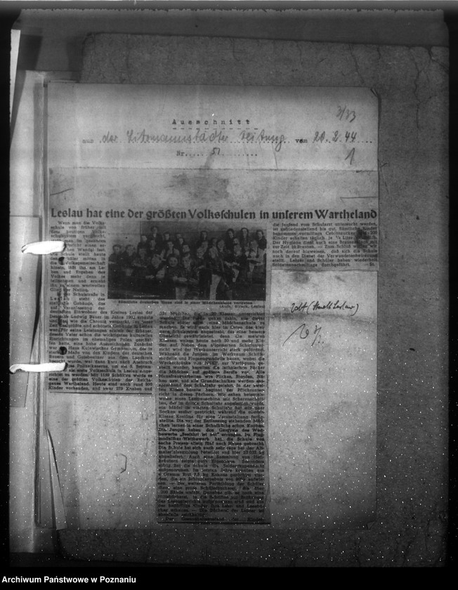 Obraz 5 z jednostki "Wycinki prasowe dotyczące Kraju Warty"