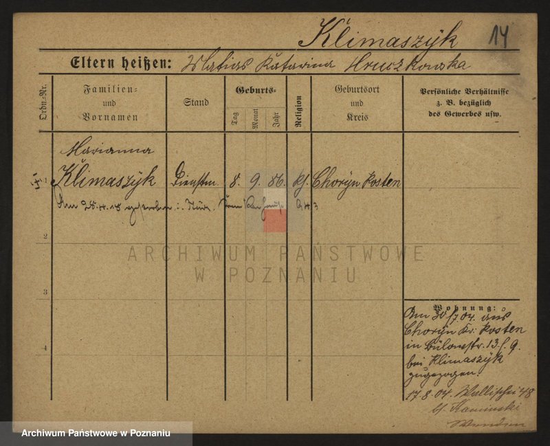 Obraz 14 z jednostki "Klimaszyk - Klinge"