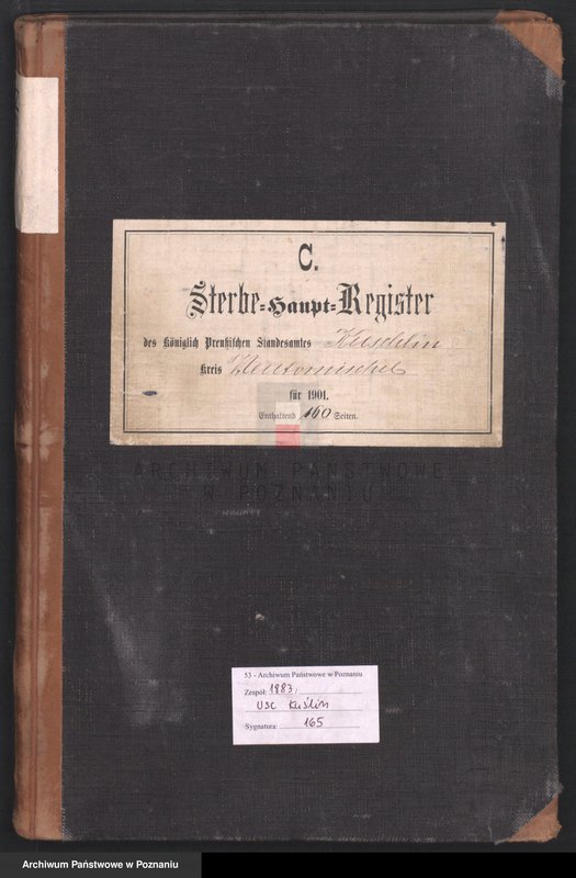 Obraz 3 z jednostki "Sterbe-Haupt-Register"
