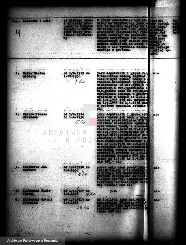 Obraz 9 z jednostki "Majątek Bolęcin-Karna powiatu wolsztyńskiego odprawy z art. 44 ustawy o wykonaniu reformy rolnej"