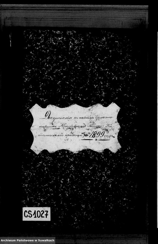 image.from.unit.number "Dokumenty k aktam brakosočetavšichsja Kopciovskago Rimsko-Katoličeskago prichoda za 1899 god"