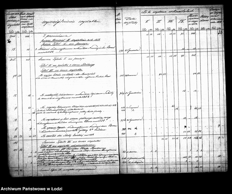 Obraz 19 z jednostki "Manuały przychodu i wydatku kasy szkoły elementarnej katolickiej i ewangelickiej w mieście Łodzi na przedmieściu Łódka"