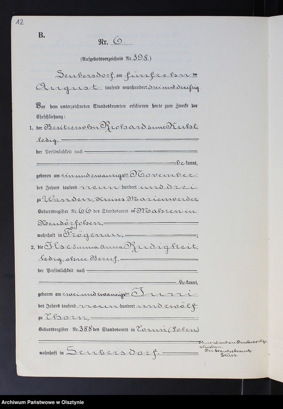 image.from.unit.number "Heirats-Neben-Register Nr 1-21"