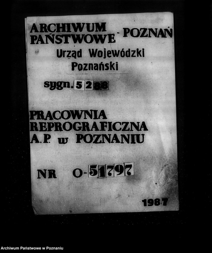 Obraz 1 z jednostki "Gospodarstwo rolne R. Świtalskiego majątek Psarskie powiat szamotulski nr woj. 6573"