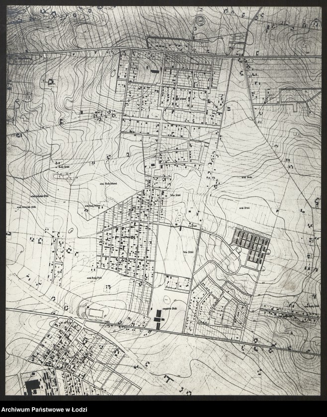 Obraz 5 z jednostki "Fragment planu miasta Łodzi. Dzielnica Stoki"