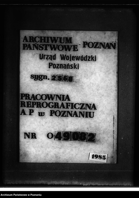 Obraz 17 z jednostki "Majątek Muchocin powiatu międzychodzkiego wyłączenie z art. 4/5 ustawy o wykonaniu reformy rolnej"