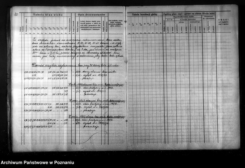 Obraz 15 z jednostki "Plan gospodarstwa leśnego dla lasu Jaegera Waltera gmina Zatom Nowy powiat międzychodzki 1933-1944"